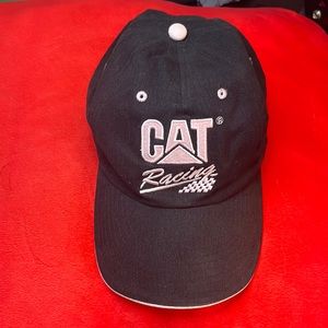 Pink cat racing hat